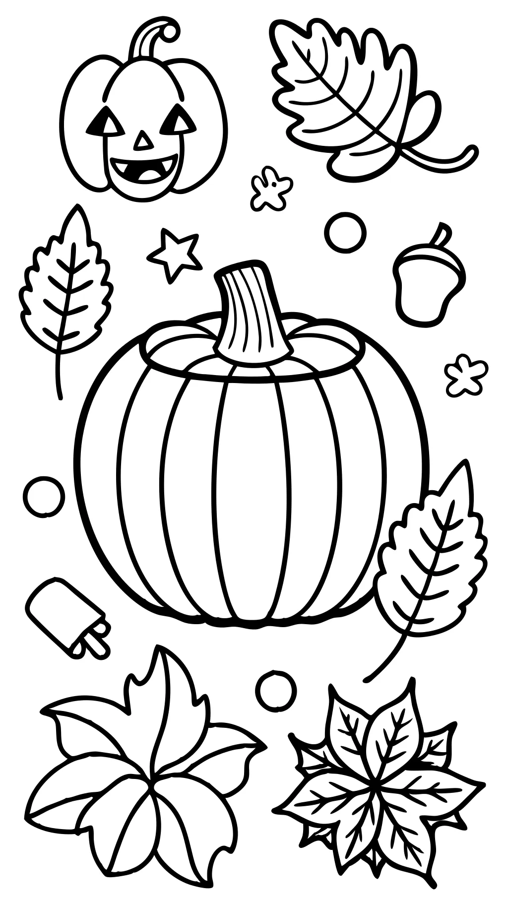 coloring pages fall printable